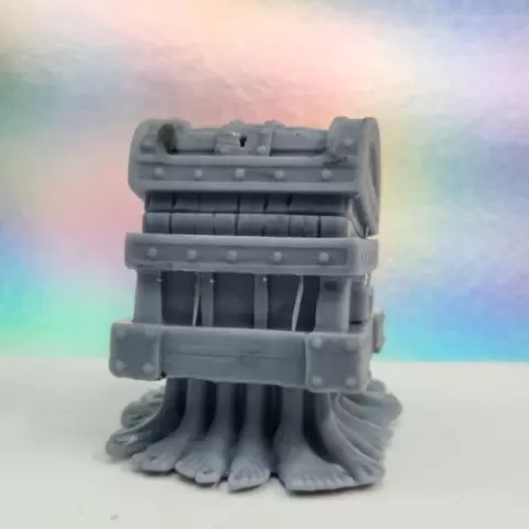 Discworld Inspired The Luggage Mini Figure Statue