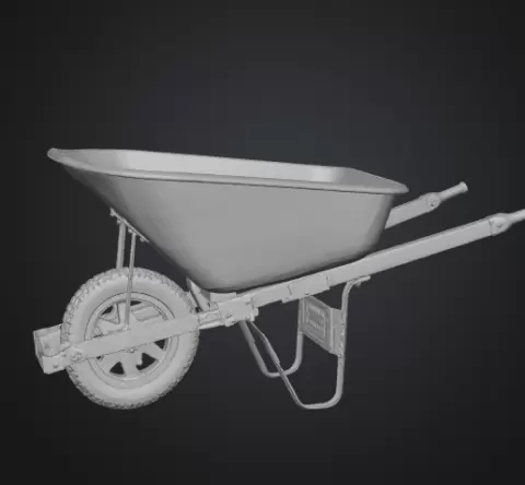 Single Wheel Wheelbarrow