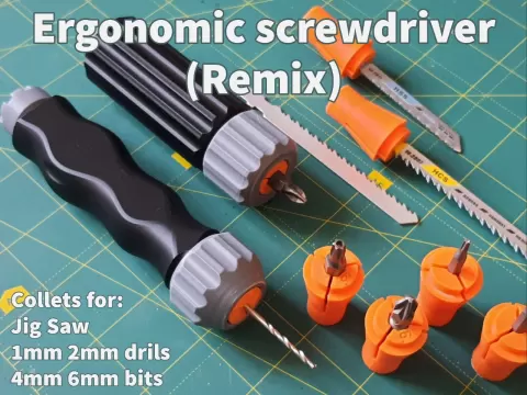 Universal ergonomic screwdriver