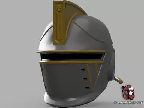 Helldivers 2 RE-824 Bearer of the Standard Helmet Diy KIT Cosplay 1:1 scale