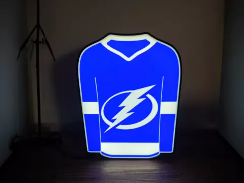 NHL Jersey Lightbox - Tampa Bay Lightning