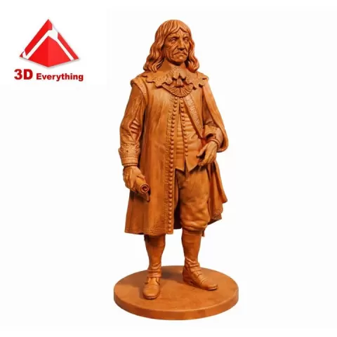 René Descartes by 3D Everything