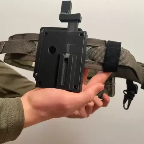 Holster for automatic rifle