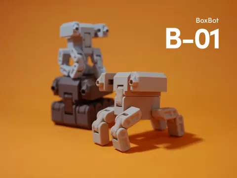 Print-in-Place Robot | BoxBot B-01