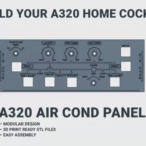 Airbus A320 Air Cond Panel