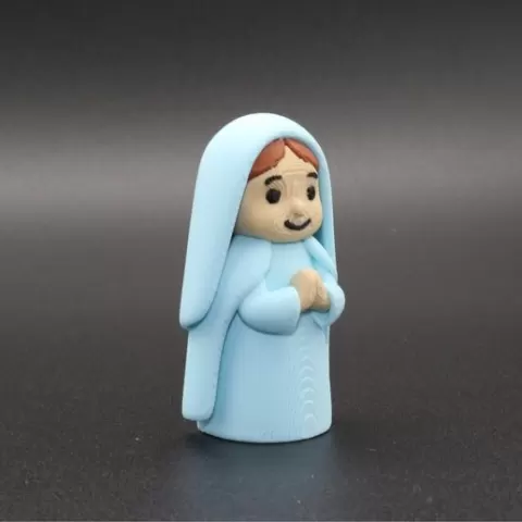 Mary - (Biblical Series) - flexi, articulated, Print In Place, no supports - The Printed Burrow