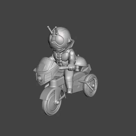 FAN ART KAMEN RIDER CYCLE SOFUBI
