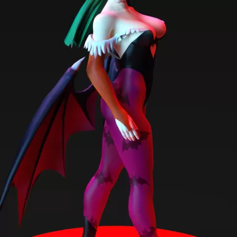 🦇 Charm of the Makai Morrigan Aensland | Succubus and Sovereign in 3D Rendering