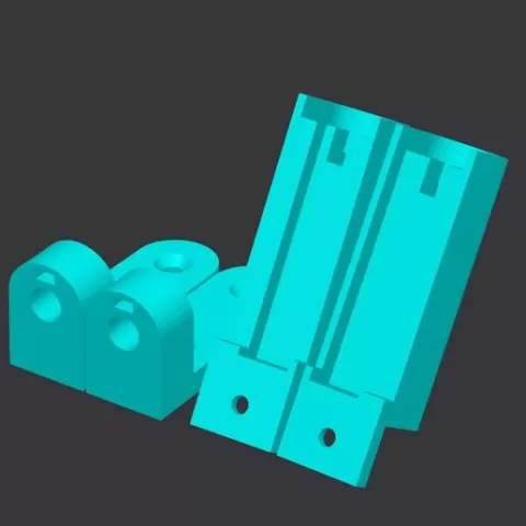 Hinges for a refrigerated display case