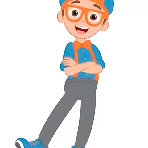Blippi drawing