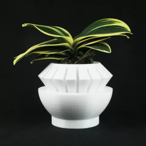 Celine Planter STL 3D Print File, Home Decor Planter for Plants, Flowers, and Orchid, Digital Download for 3D Printing