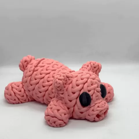 Knitted Flexi Pig