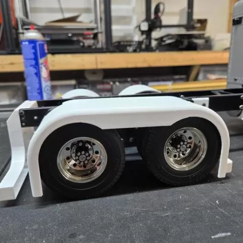 Tamiya 1/14 Grand Hauler style fender can fit on most of tamiya 1/14 truck.