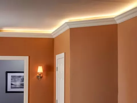 Crown Molding with LED Strip