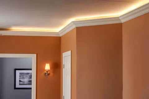 Crown Molding with LED Strip
