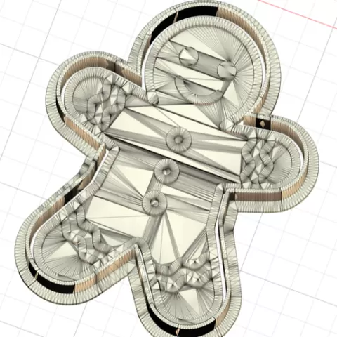 Gingerbread man cookie cutter