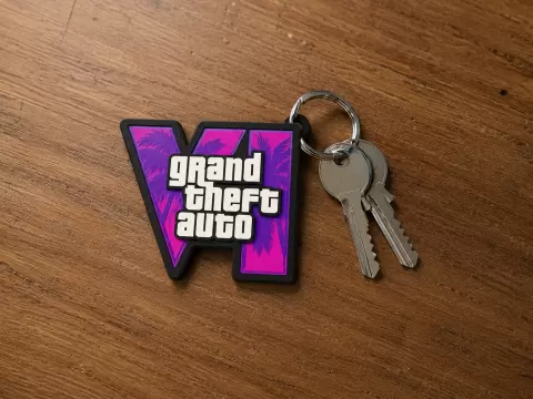 Portachiavi KEYCHAIN GTA VI - Grand Theft Auto VI