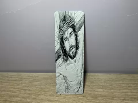 marcapáginas jesucristo en la cruz