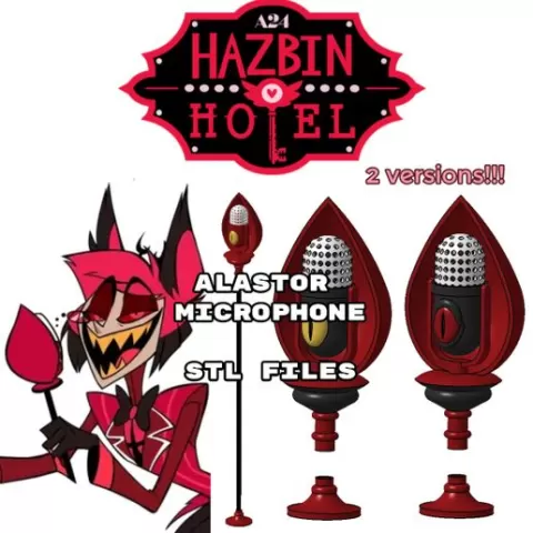 Alastor microphone (Hazbin Hotel)