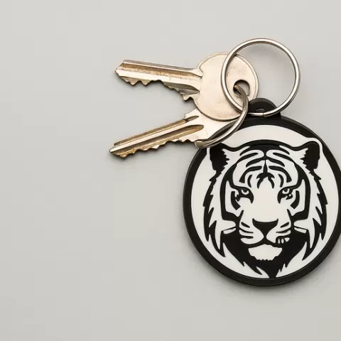 Tiger Keychain