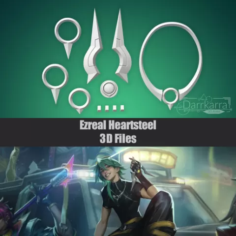 Ezreal Heartsteel Accessories League of Legends STL files