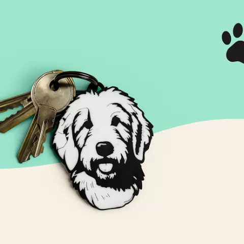 Bobtail keychain