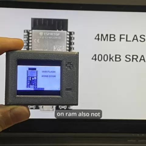 Esp8266 Based Tiny Display with screen mirror