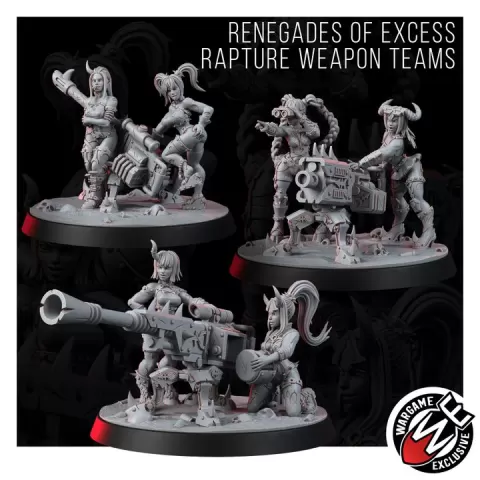 RENEGADES OF EXCESS RAPTURE WEAPON TEAMS by Wargame Exclusive