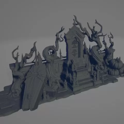 Cemetery decor