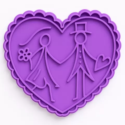 WEDDING COOKIE CUTTER