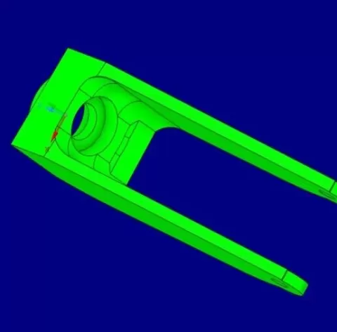 Front wheel attachment for wheelchair