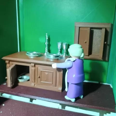 Playmobil 1900 victorian dollhouse Furniture, kitchen furniture, sideboard