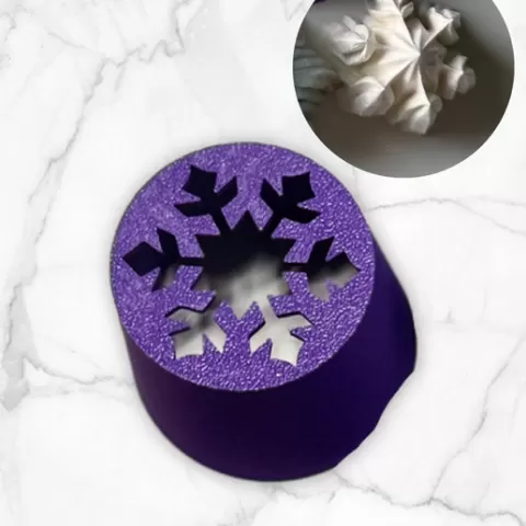 "Snowflake" Marshmallow Nozzle