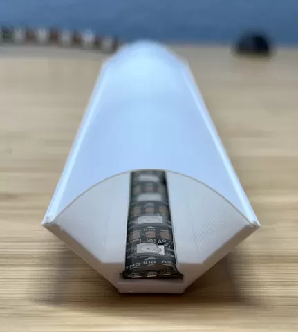 Parameterized LED strip holder