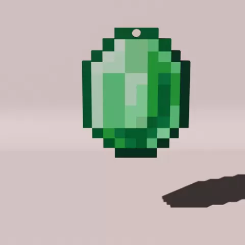 Emerald Key Ring