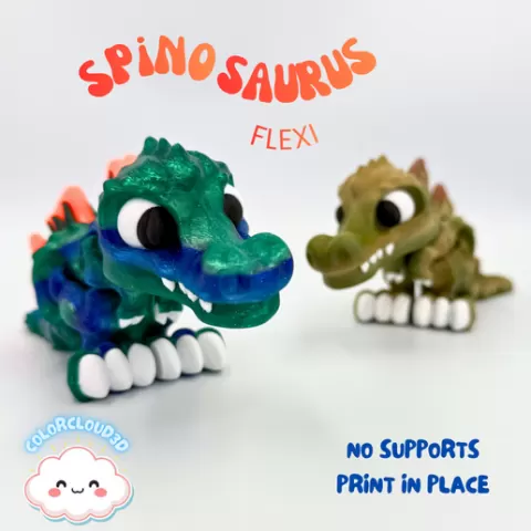 Spinosaurus Flexi - ColorCloud3D