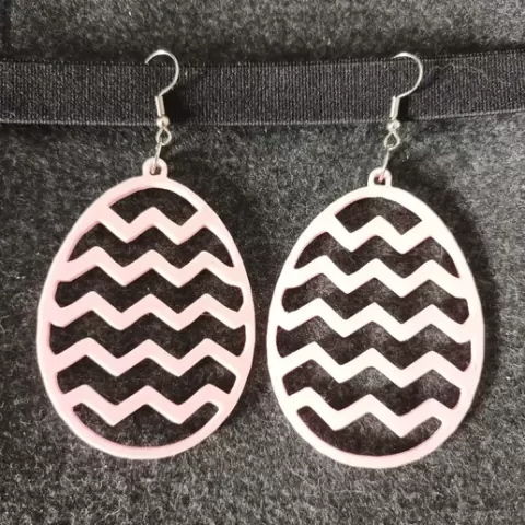 Cute elegant easter egg earings