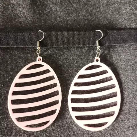 Cute elegant easter egg earings