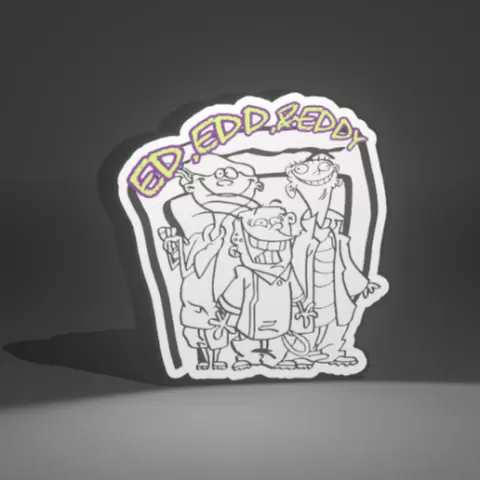 ed,edd & eddy lightbox / light box