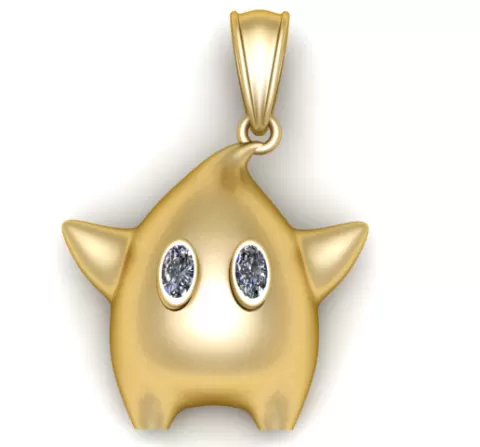 Cartoon Lumalee Pendant 3D Printable Model
