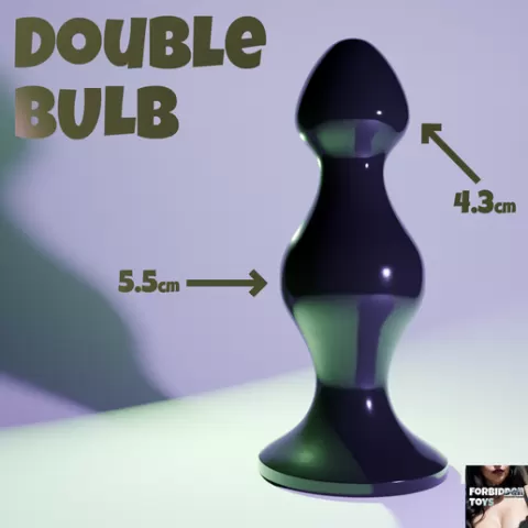 Double Bulb Butt Plug