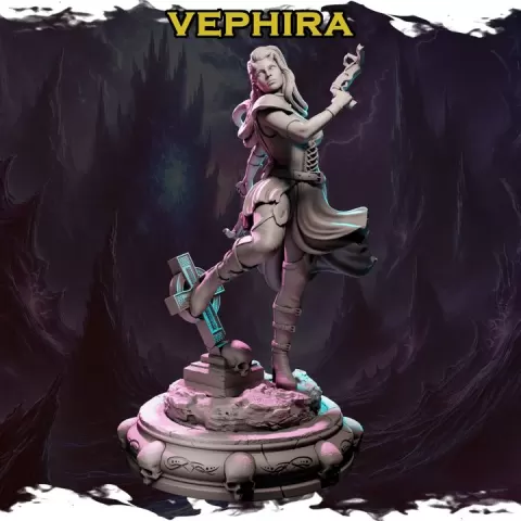 Vephira from Ladies of Chaos: Afterlife (Bust included) by Black Bird Miniatures