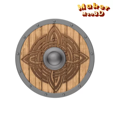Viking Shield 5 by MakerMan3D