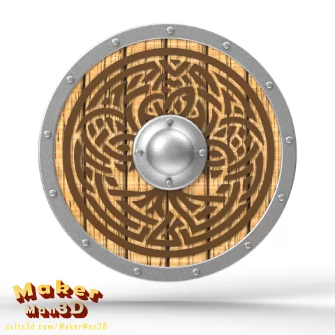 Viking Shield 3 by MakerMan3D