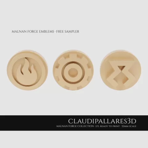 Malnan Forge Emblems - Free Sampler