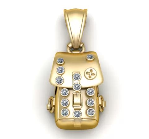 Backpack Pendant 3D Printable Model