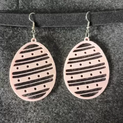 Cute elegant easter egg earings
