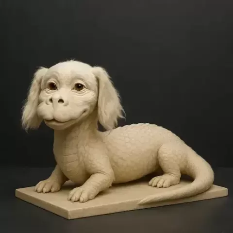 Falkor Unique 3D Statue
