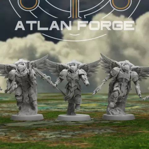 Angelic Knights Ophanim by Atlan Forge