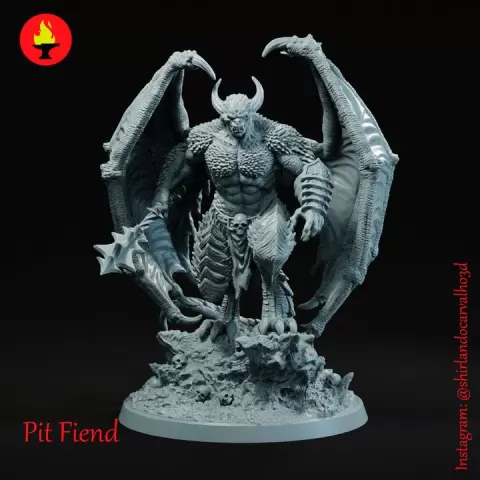 Pit Fiend by Evil Forge Studio